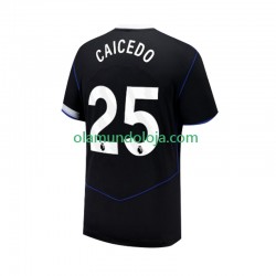 Camisola Chelsea Moises Caicedo 25 Homem Equipamento Terceiro 2025-2026 Manga Curta